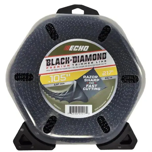 Echo Black Diamond .105 Trimmer Line 1-Pound Spool (217 Feet) 330105071 1