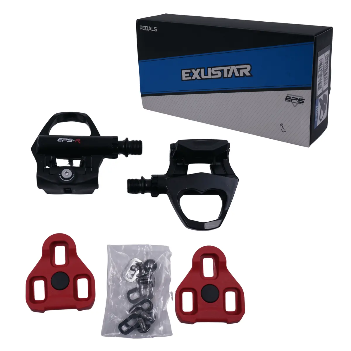 Exustar Pr17 Look Keo Clipless Road Pedals With Cleats 1