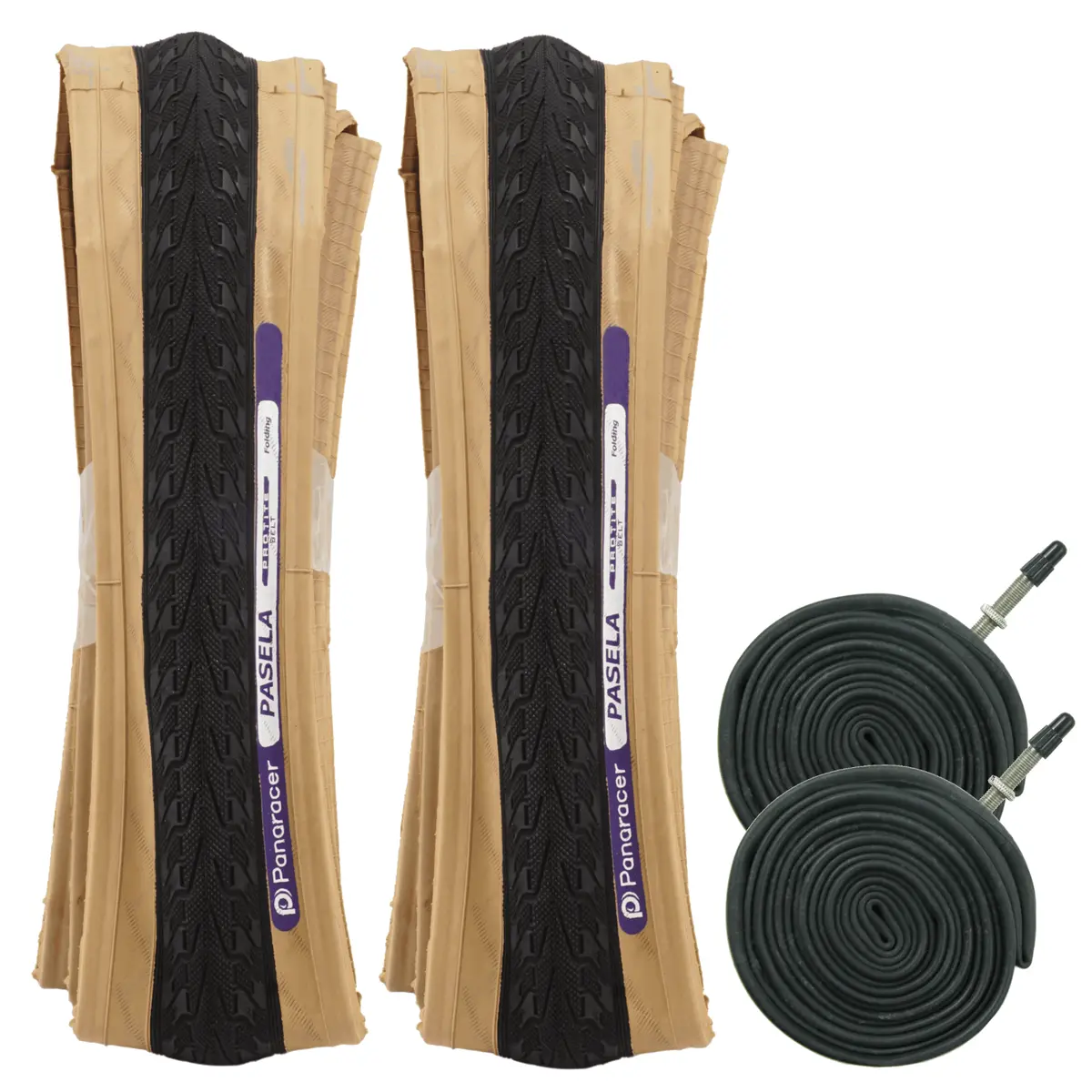 Panaracer Pasela Protite 700C Skinwall Folding Tire Presta Tube Kit 1