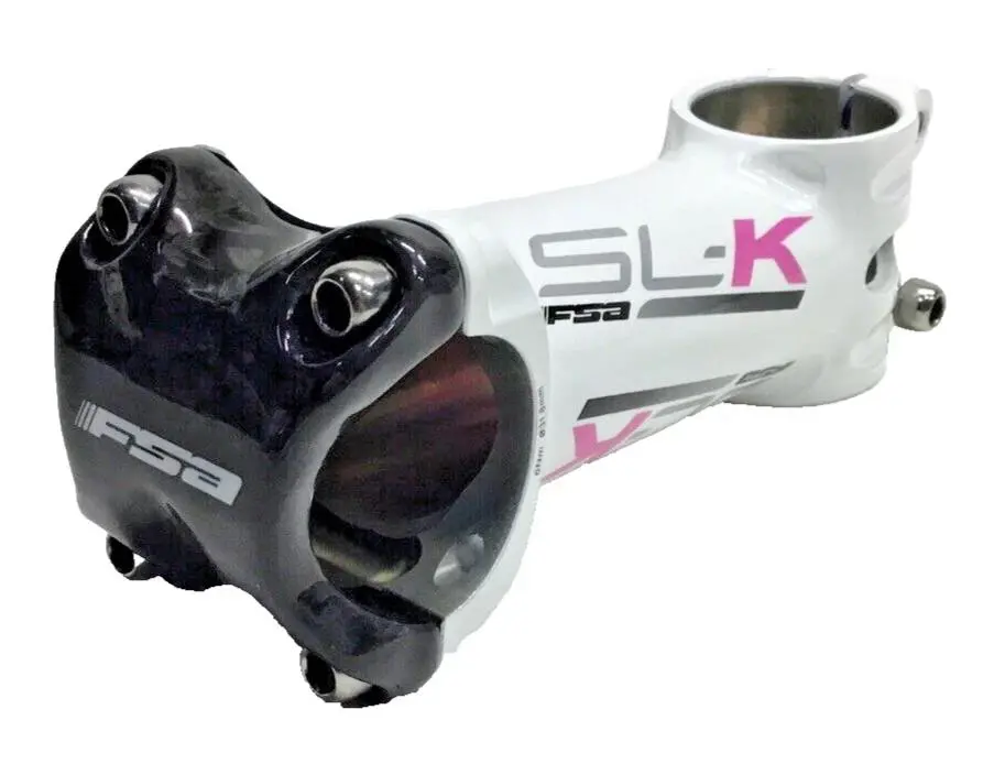Fsa Sl-K Stem 100Mm × 31.8Mm – White/Pink 1
