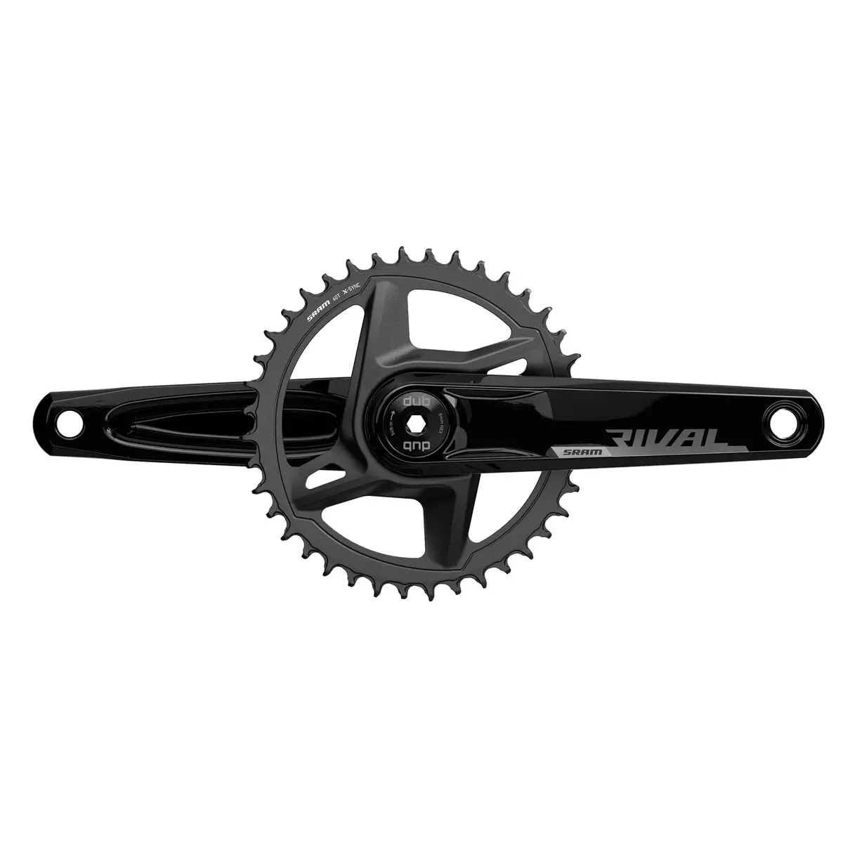 Sram Rival 1 Axs Wide Crankset - 12-Speed, 8-Bolt Direct Mount, Dub Spindle Interface, Black, D1 1