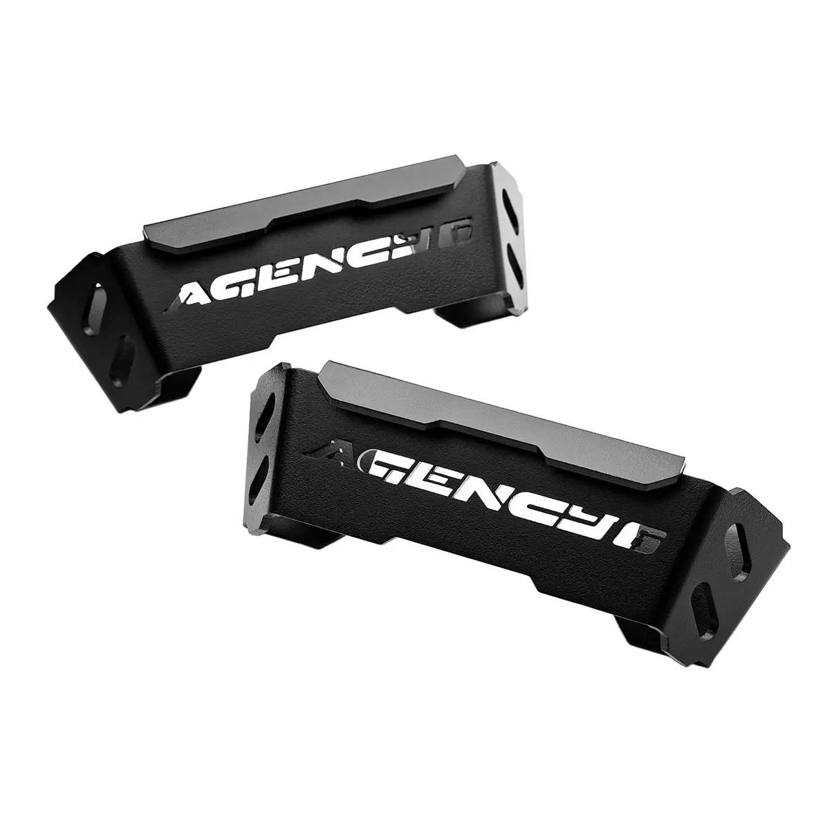 Agency 6 - Top Mount Grab Handles - Pair (Black) 1
