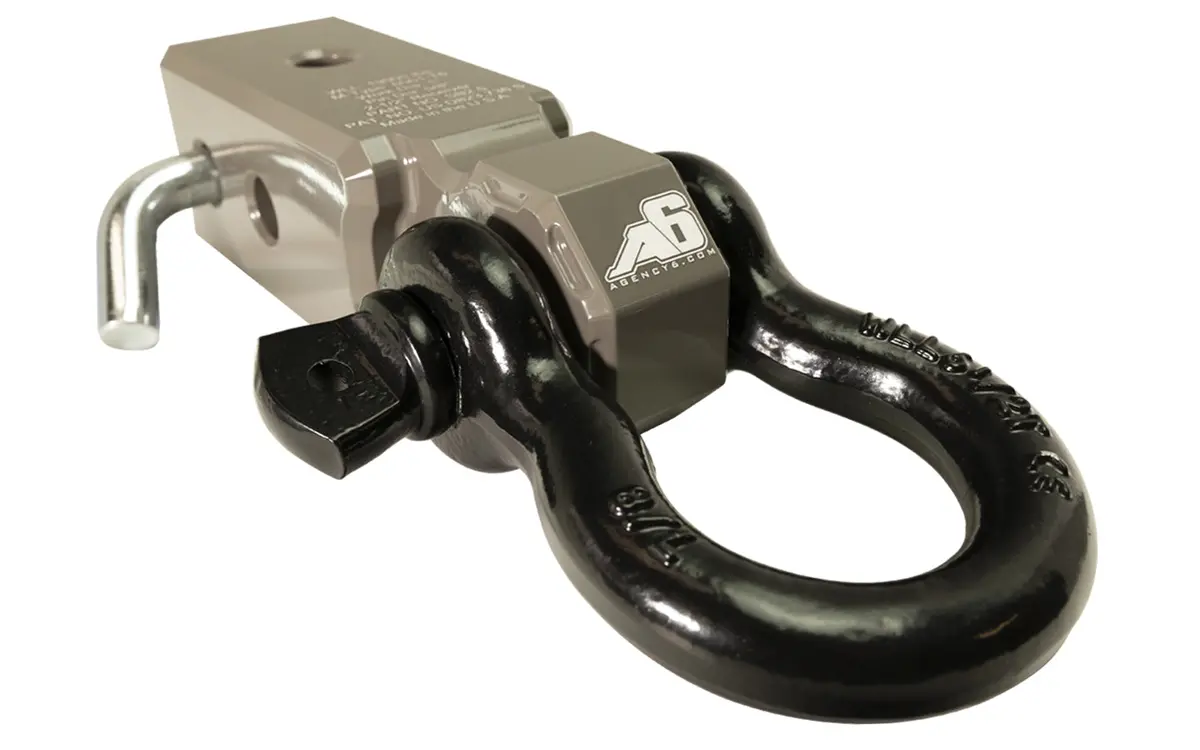 Agency 6 - Shackle Block 2.5" Assembly - Grey 1