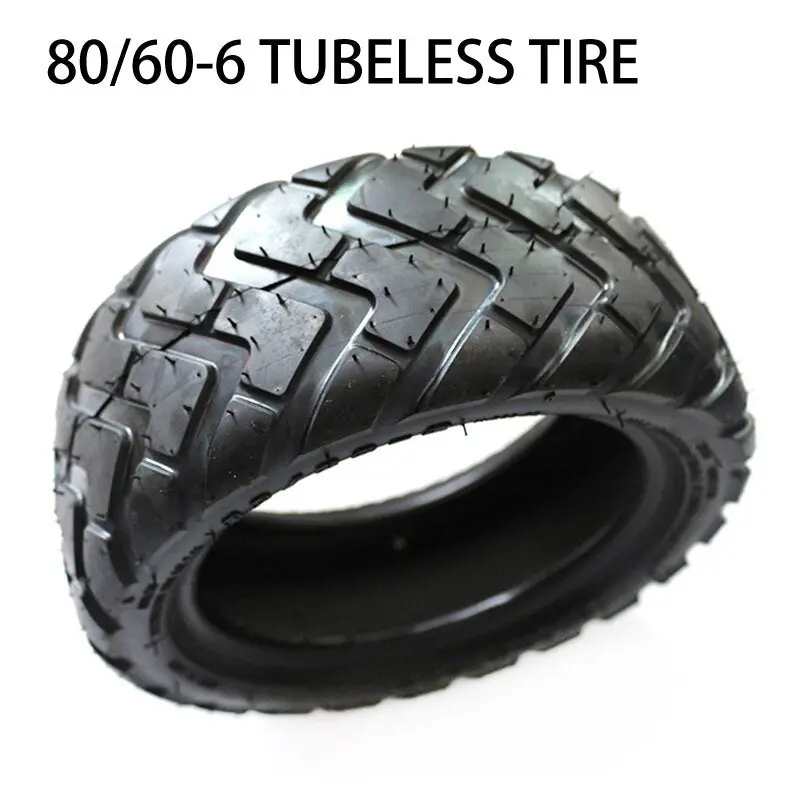 80/60-6 (10X3) Tubeless Tire 1
