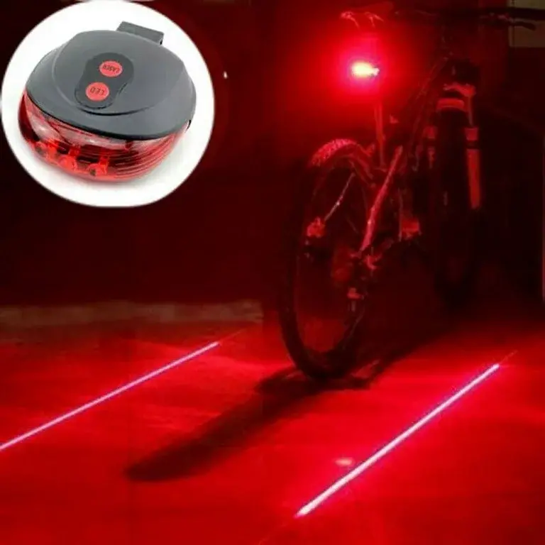 Ebike Safety Warning Light / Taillight Laser Line 1