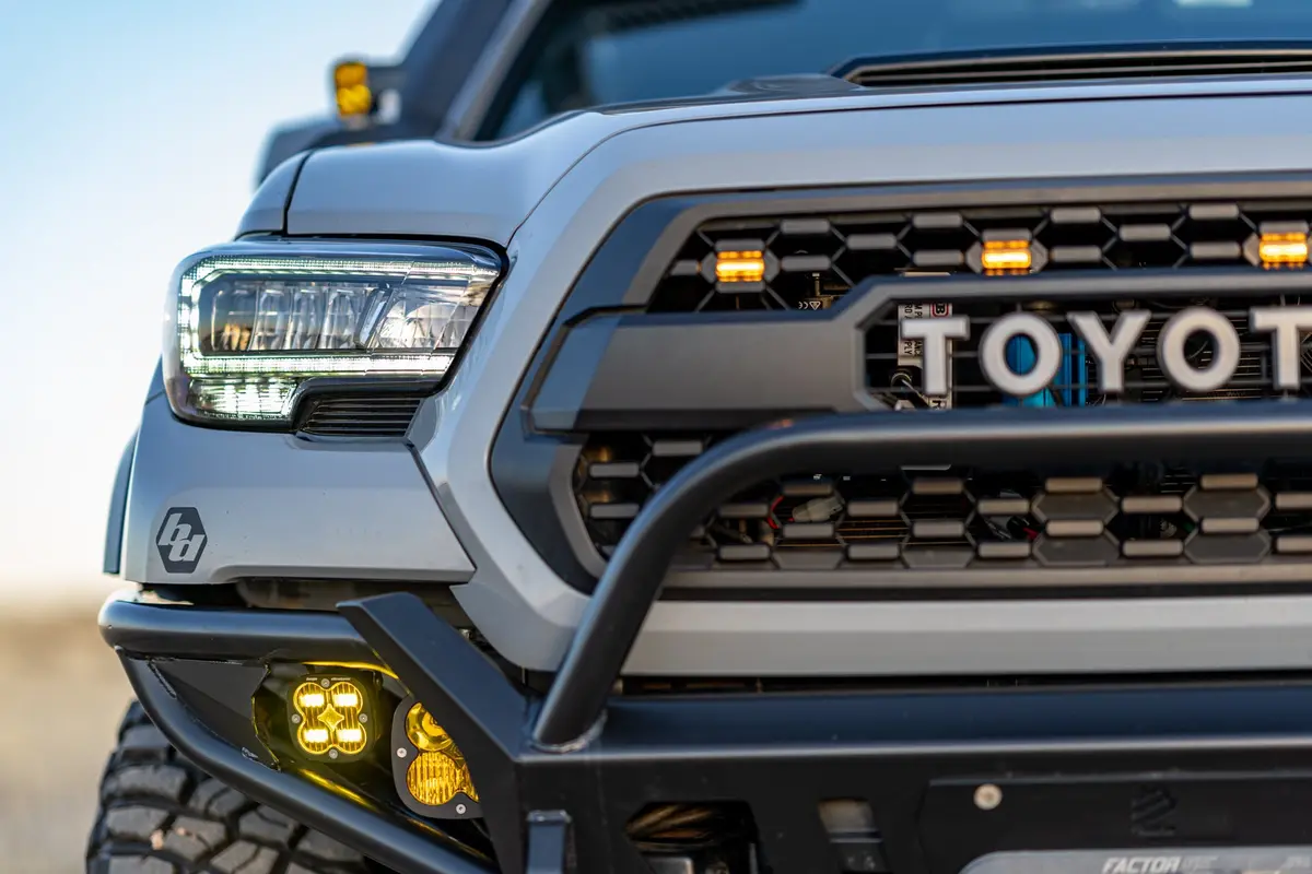 R4t - Behind Grille Air Compressor Mount - Toyota Tacoma (2016-2023) 1