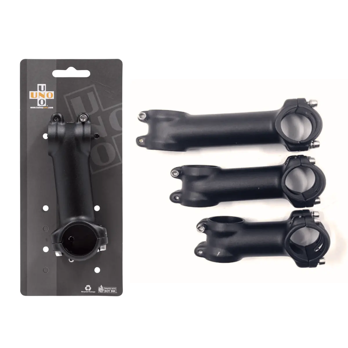 Kalloy As-007N 1-1/8" 7D 31.8Mm Threadless Stem Black 1