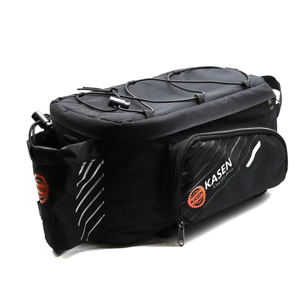 Kasen Waterproof Rear Rack Bike Bag – 12L Trunk Pannier With Quick Release, Carry Handle & Shoulder Strap – Fits Most Bicycle Racks (13.8" X 6.7" X 5.5") 1