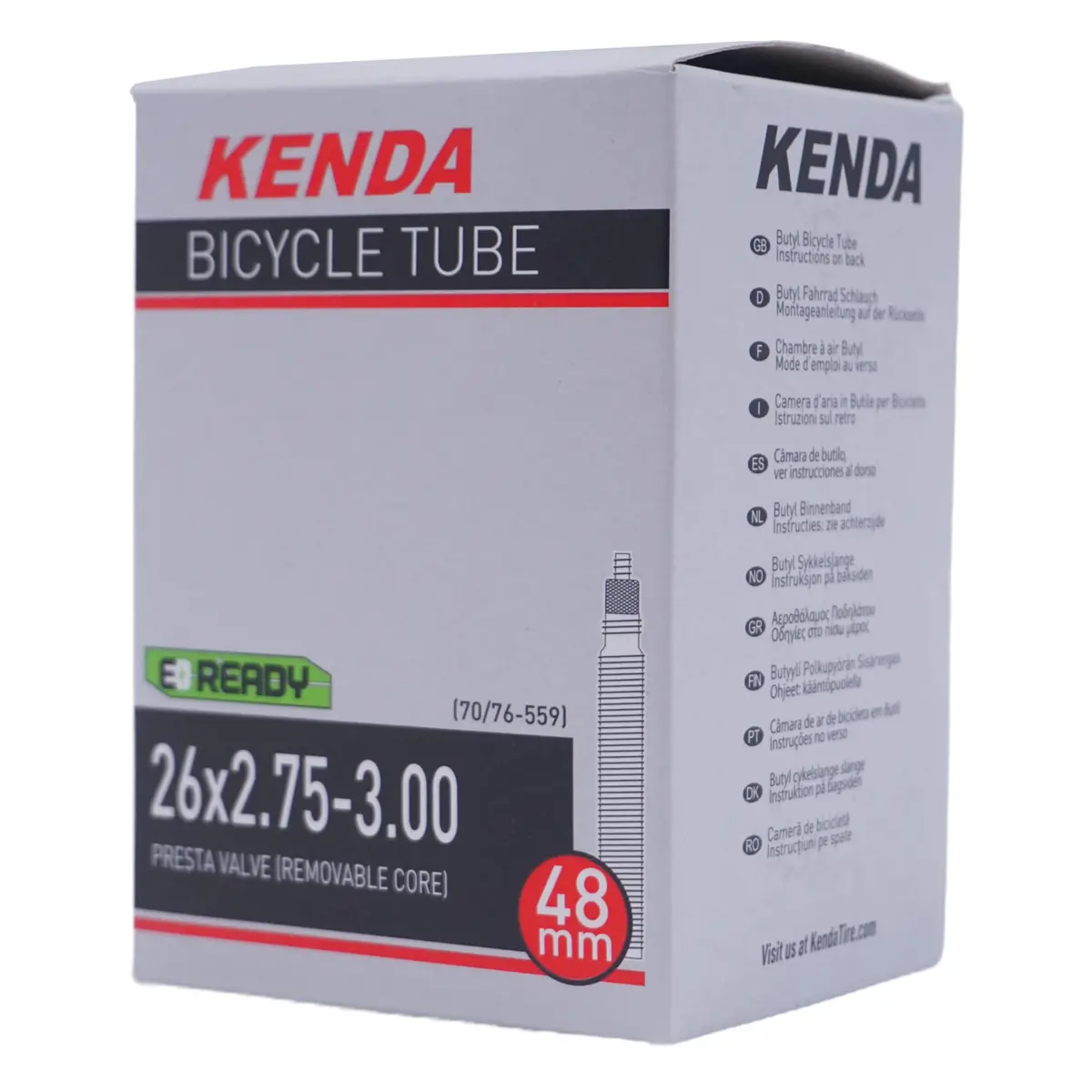Kenda Presta Valve Tube 26X2.75-3.00 1