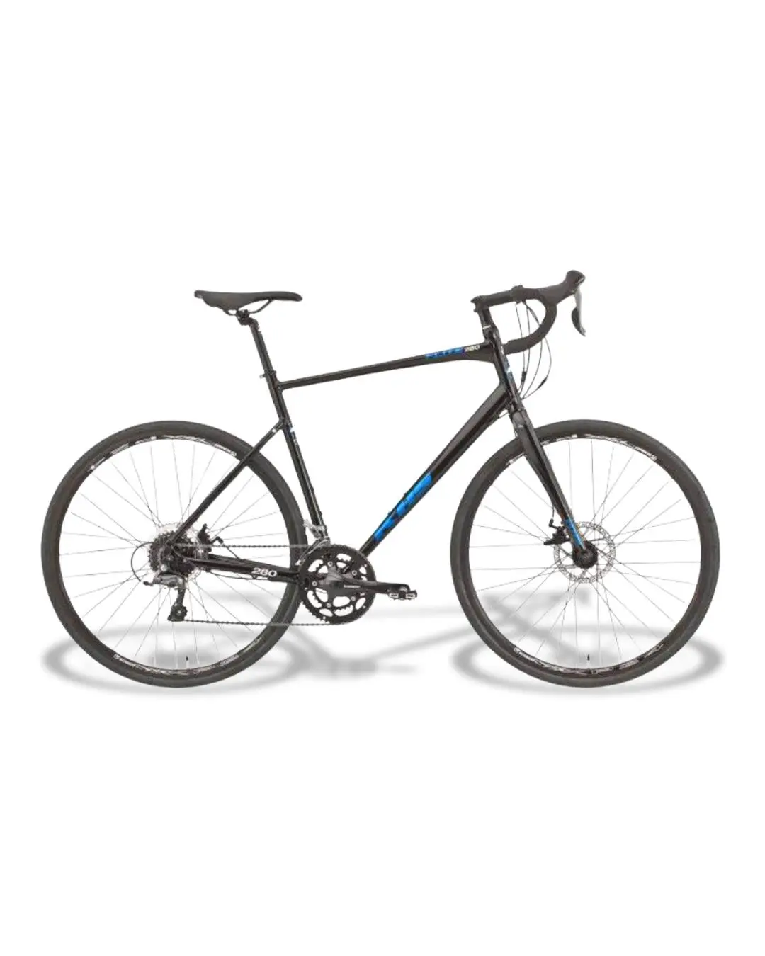 Khs Flite 280 2025 Road Bike Medium Black 16-Speed Disc 1