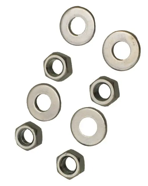 Universal Parts M7-1.00 Nuts & Washers - Set Of 4 1