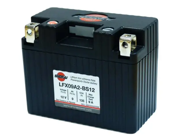 Shorai Lithium Battery 12V 9Ah 1