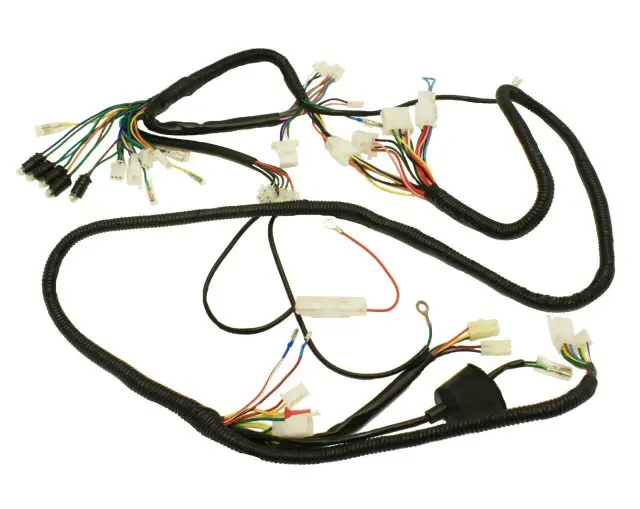 Complete Gy6 Scooter Wire Harness 1
