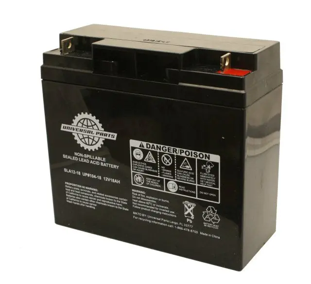 Universal Parts 12V 18Ah Battery - Sla12-18 1