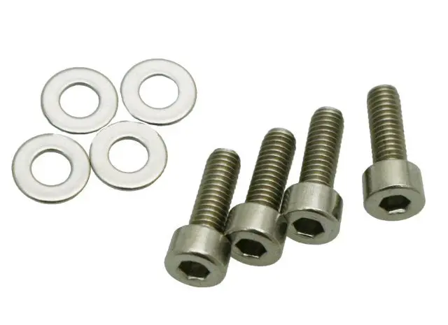 Universal Parts M4-0.70 X 12 Bolts With Washers - Set Of 4 1