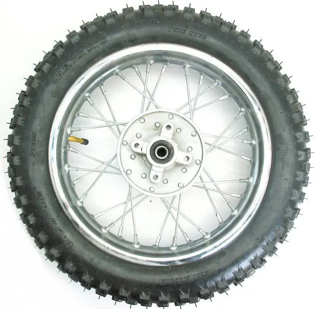 Primo Scooter Company 12" Dirt Bike Rear Wheel Assembly 1