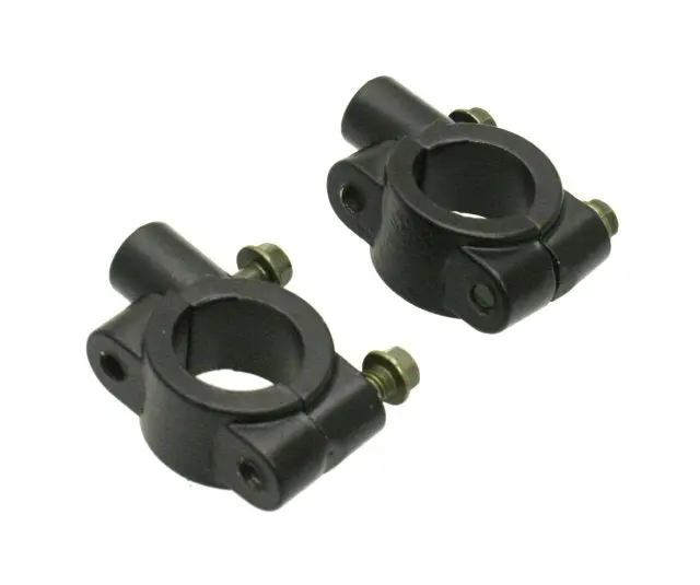 Universal Parts 7/8" Handlebar Mirror Mounts - 8Mm 1
