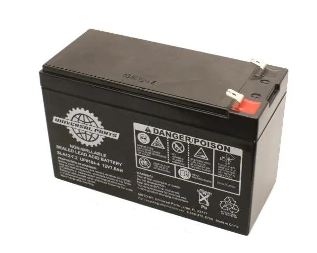 Universal Parts 12V 7.6Ah Battery Sla12-7.2 1