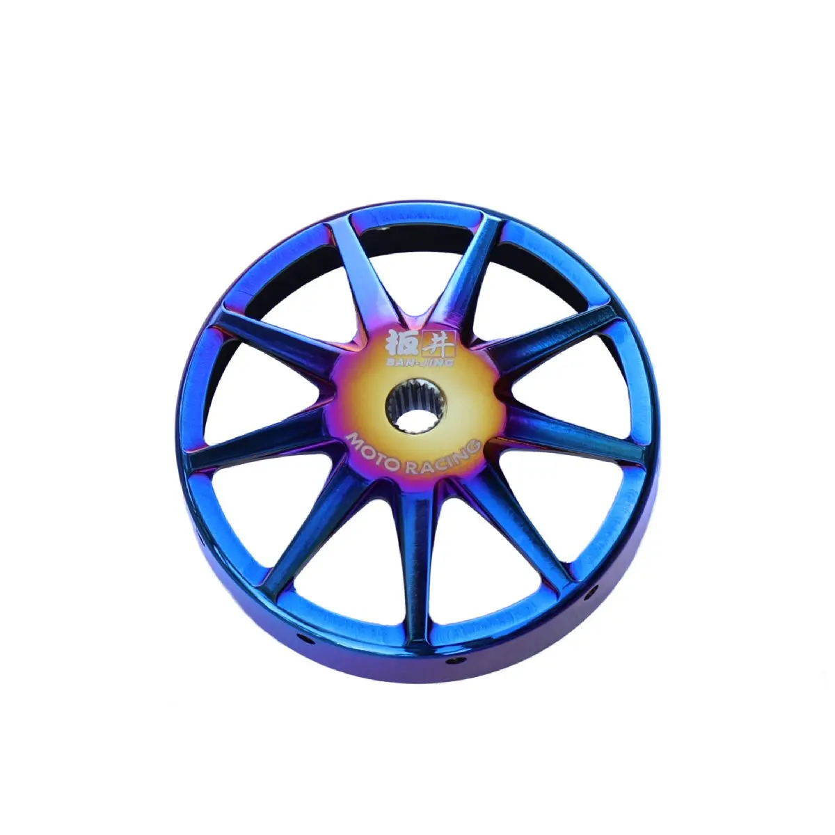 Ban Jing Gy6 Titanium Coated Clutch Drum - 9 Spoke 1