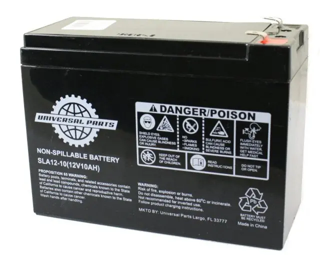Universal Parts 12V 10Ah Battery - Sla12-10 1