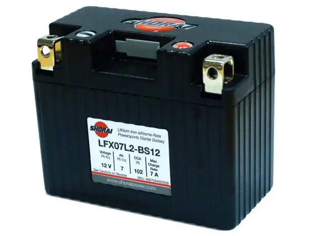 Shorai Lithium Battery 12V 7Ah 1