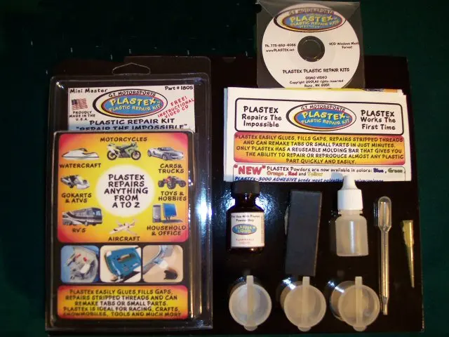 Medium Size Plastic Repair Kit 1