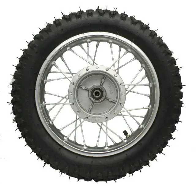 Universal Parts 12" Dirt Bike Rear Wheel Assembly 1