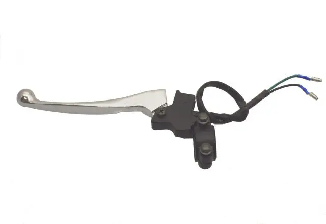 Universal Parts Left Drum Brake Lever Assembly - Chrome 1