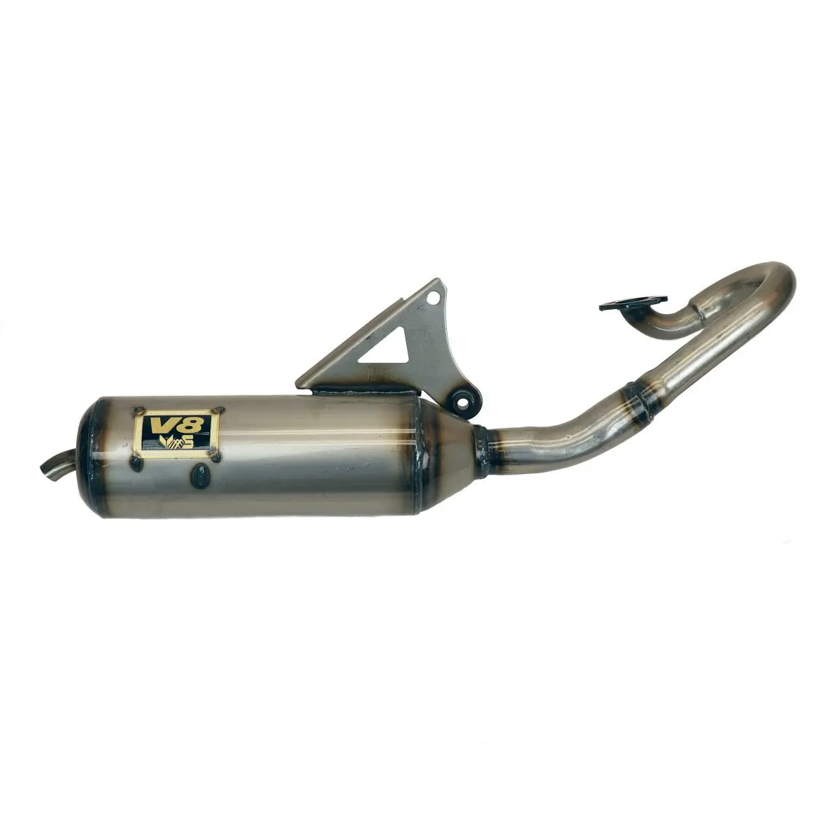 Yms V8 Yamaha Jog Performance Exhaust - Raw 1