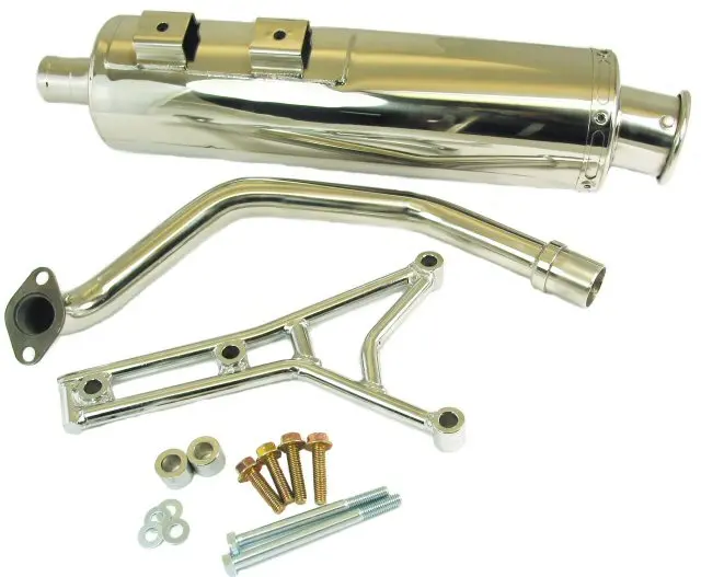 Ssp-G Retro Style Gy6 Performance Exhaust 1