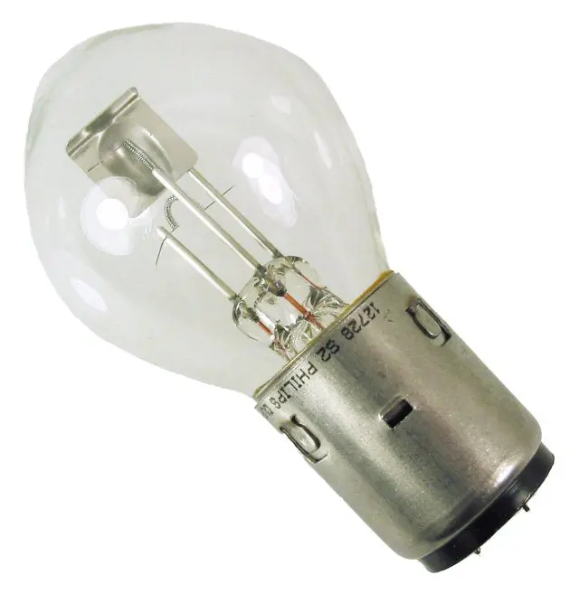 12V 35/35W Ba20d Halogen Headlight Bulb 1