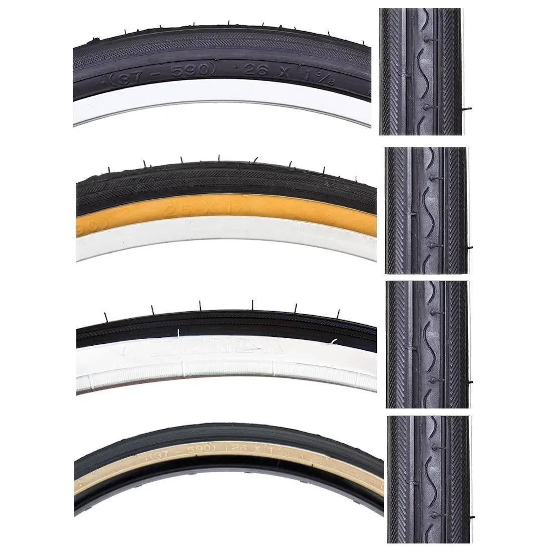 Kenda K40 26X1-3/8 37-590 Iso Tire 1
