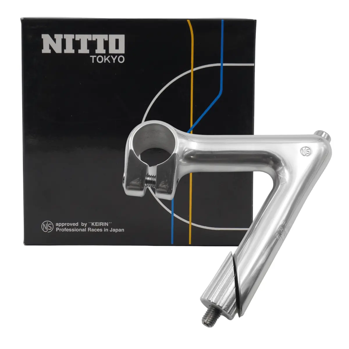 Nitto N.J.Pro Aa Silver Quill Track Stem 22.2Mm 1