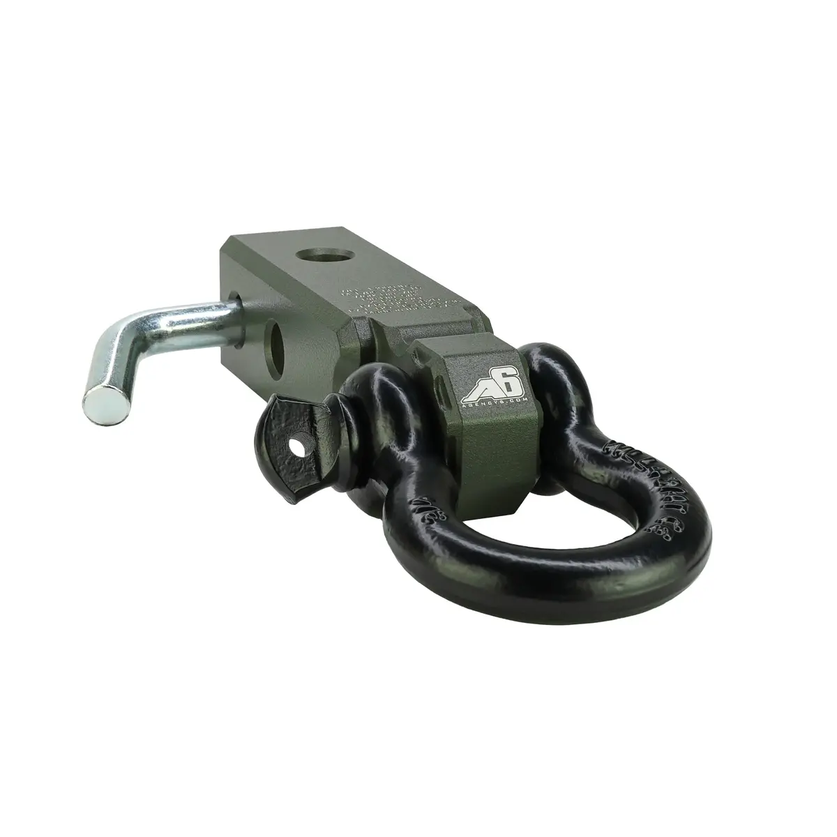 Agency 6 - Shackle Block 2" Assembly - Od Green 1