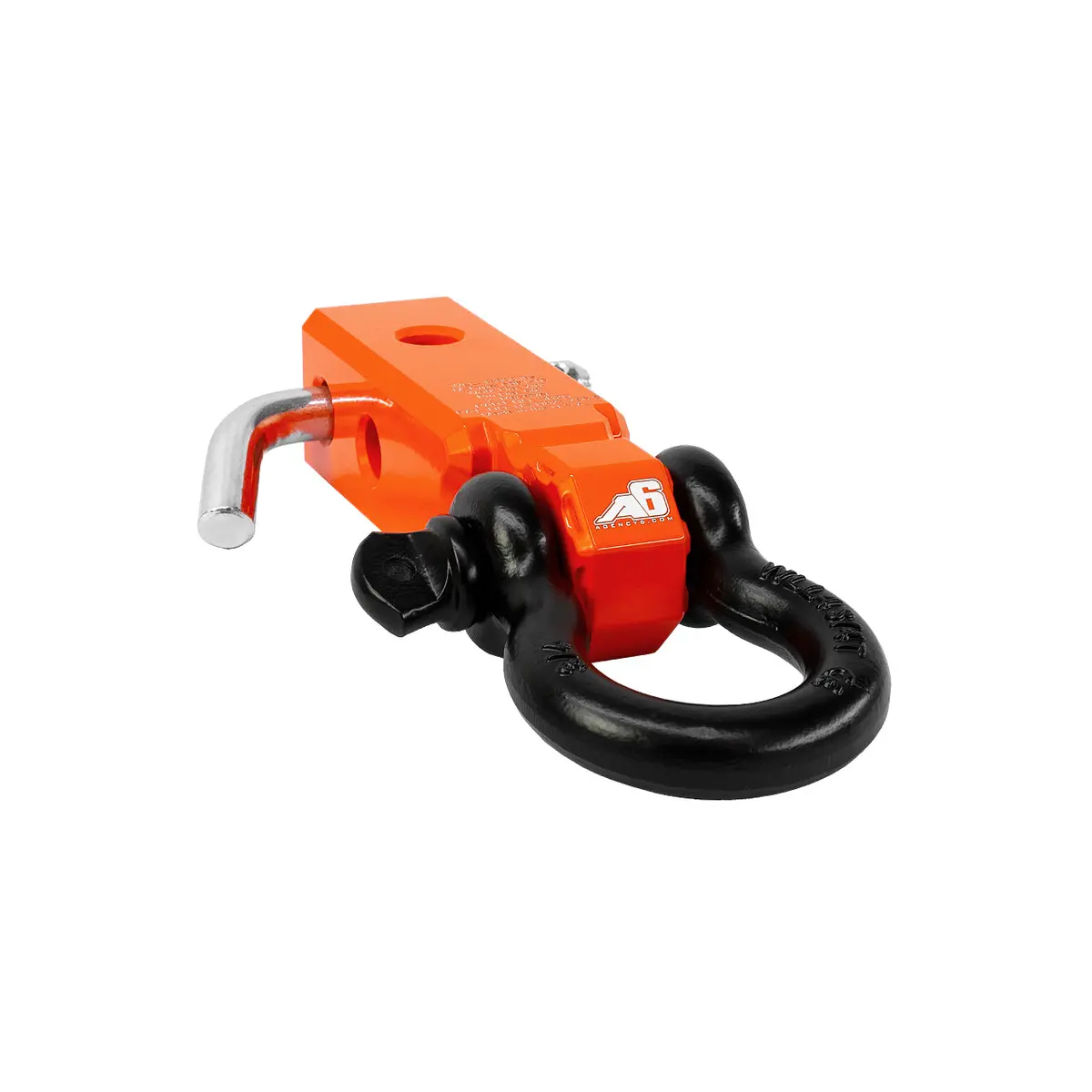 Agency 6 - Shackle Block 2" Assembly - Orange 1
