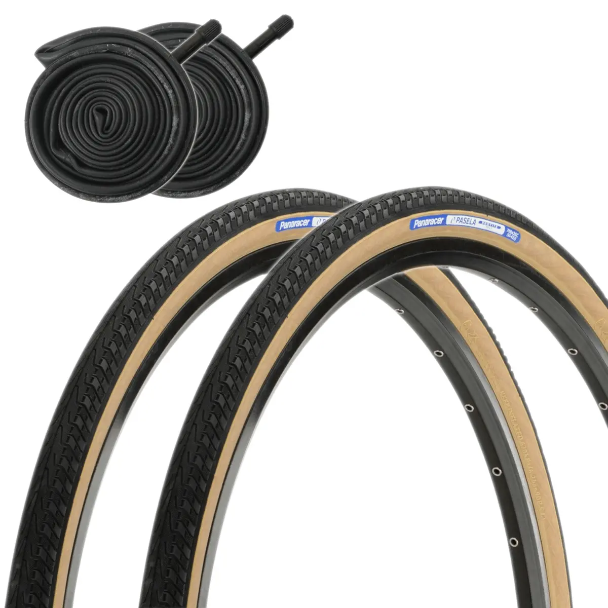 Panaracer Pasela Protite 700C Skinwall Tire Schrader Tube Kit 1