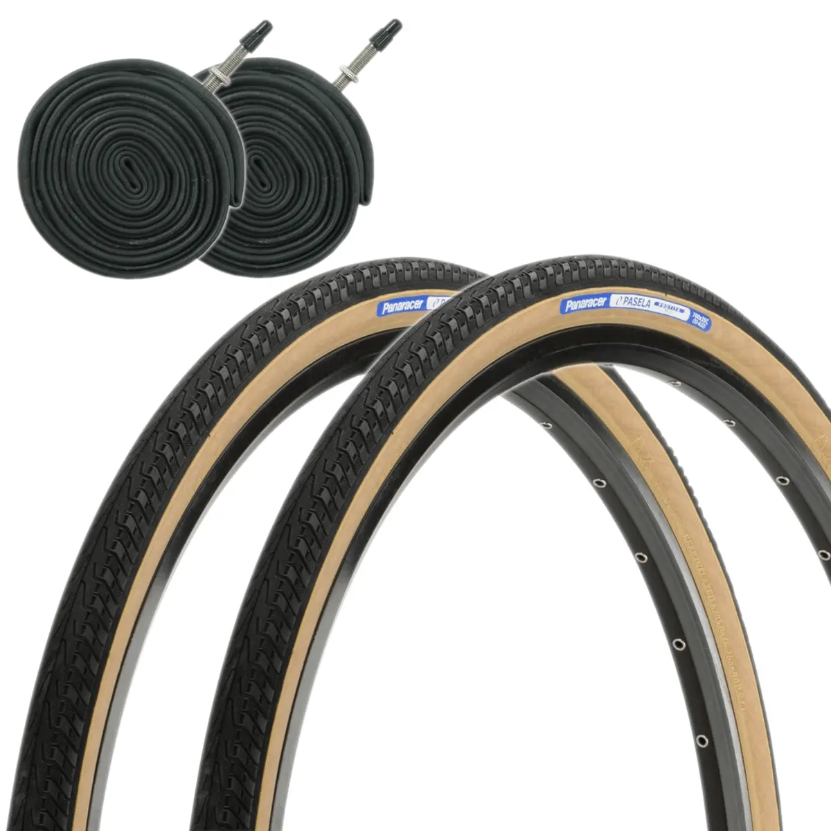 Panaracer Pasela Protite 700C Skinwall Tire Presta Tube Kit 1