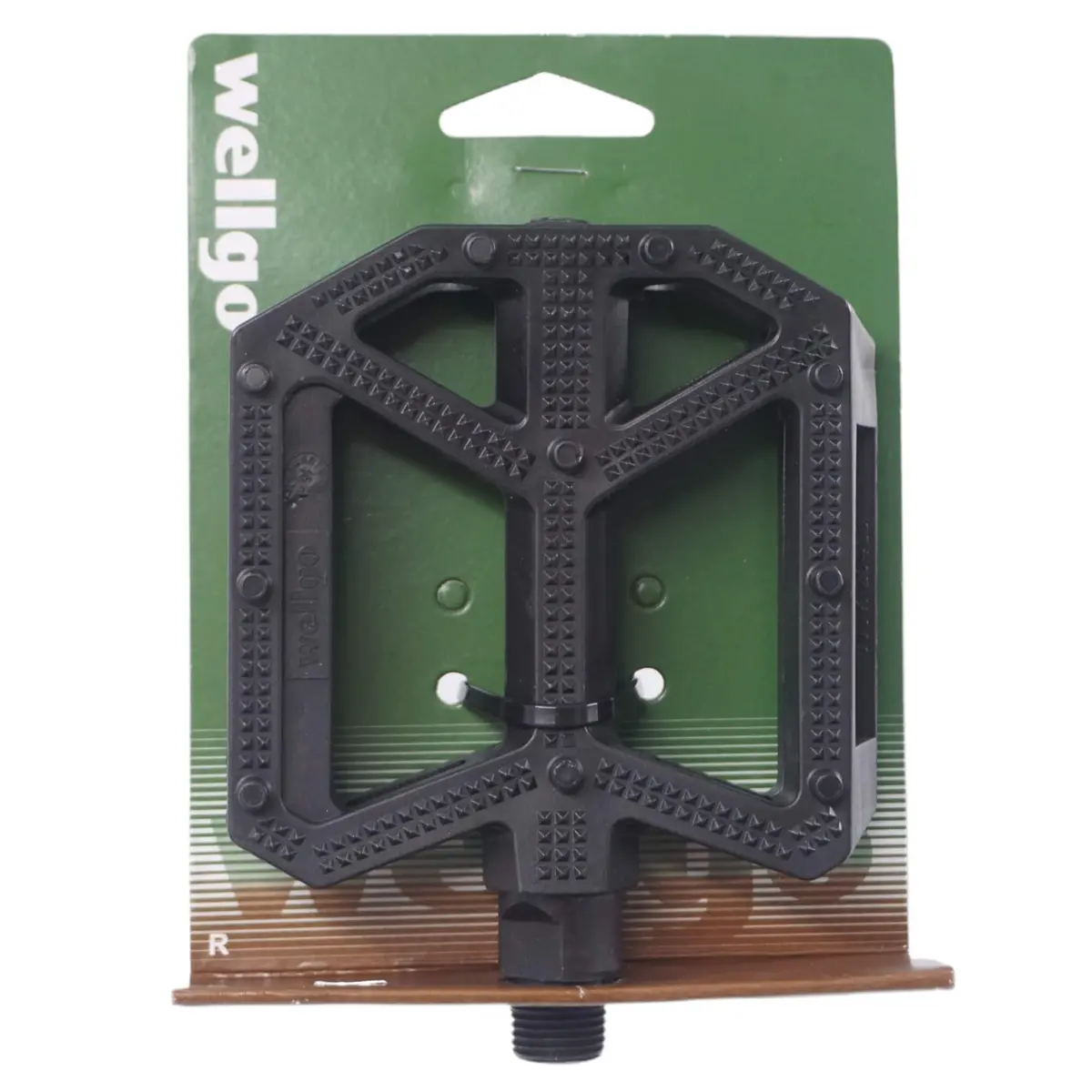 Wellgo B289 Black Platform Textured Resin Pedal 1