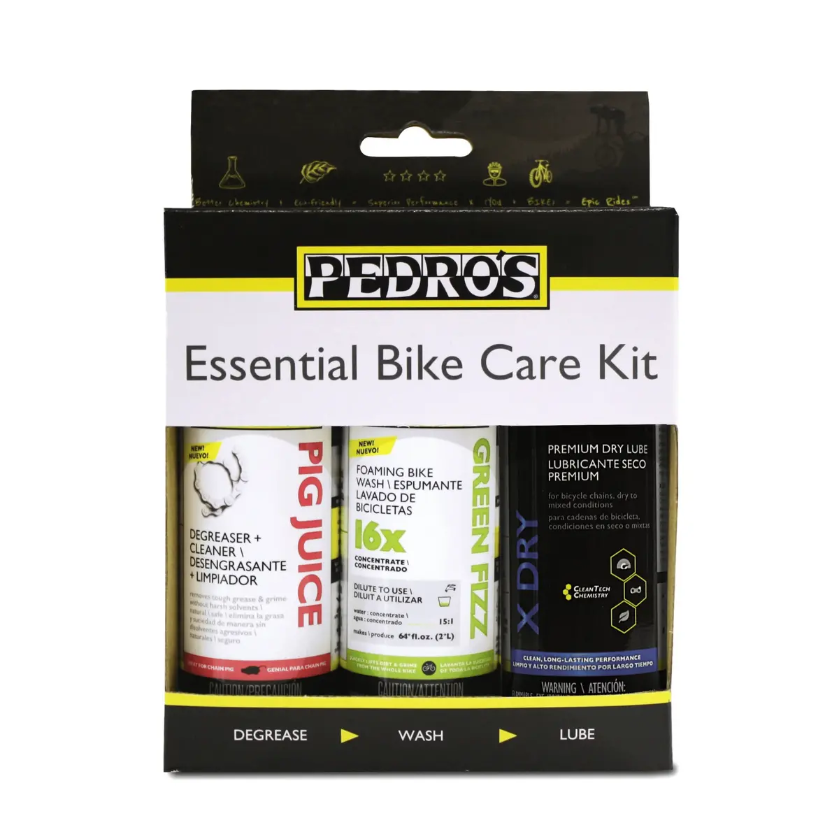 Pedro's Essential Bike Care Kit Ii 1