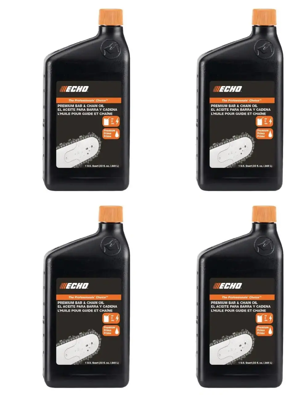 (4 Pack) 1 Quart Echo Bar And Chain Oil 6459012 1