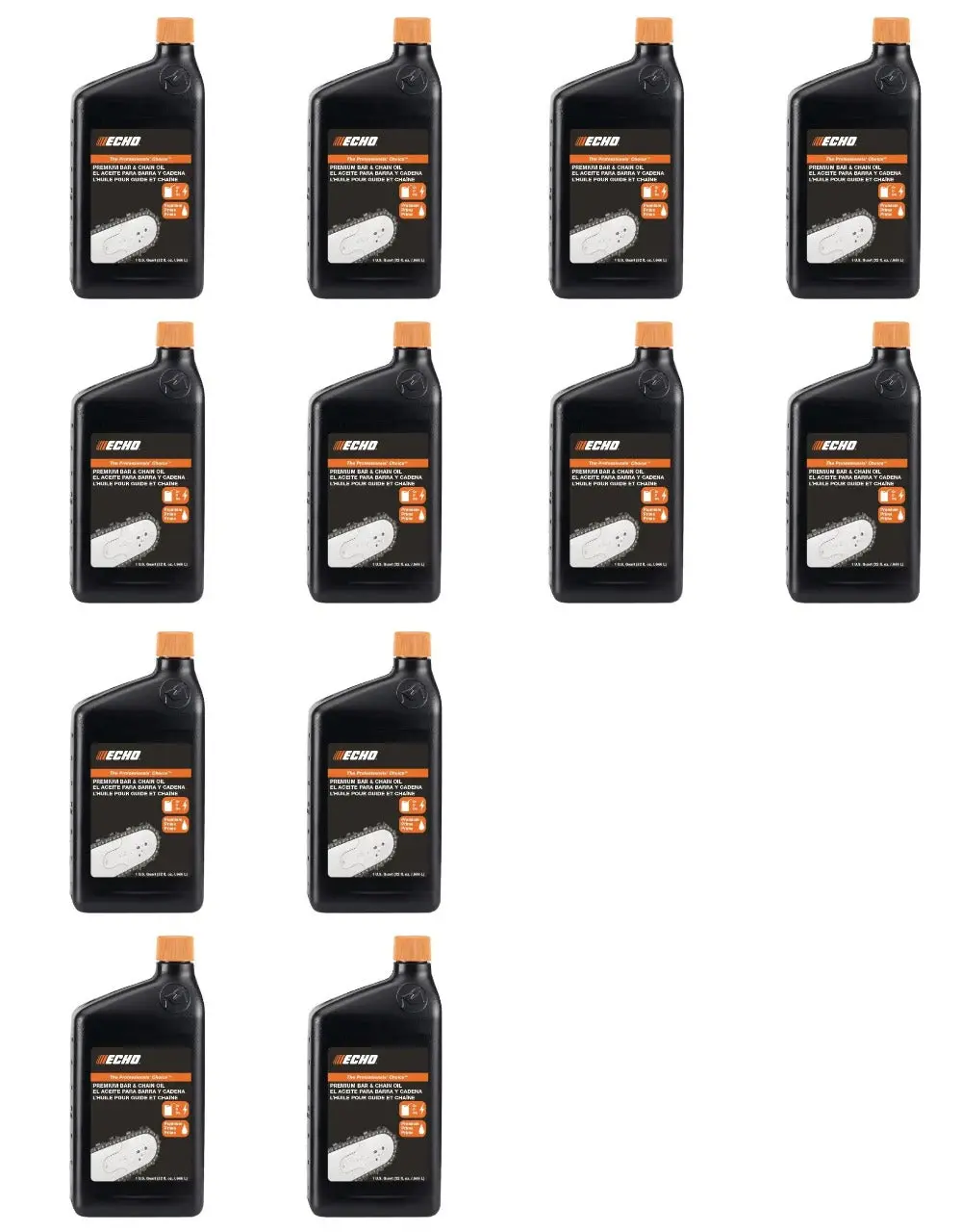 (12 Pack) 1 Quart Echo Bar And Chain Oil 6459012 1