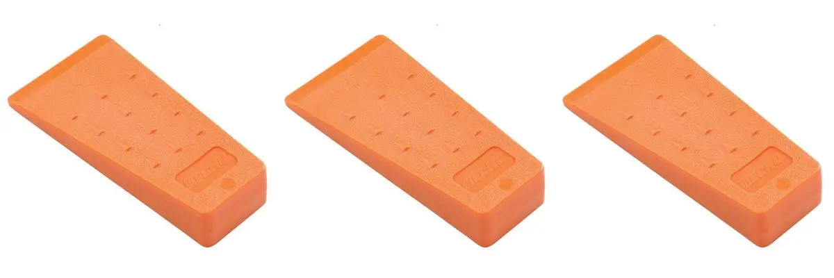 (3 Pack) Echo 5.5" Spiked Orange Felling Wedge 99988801807 1