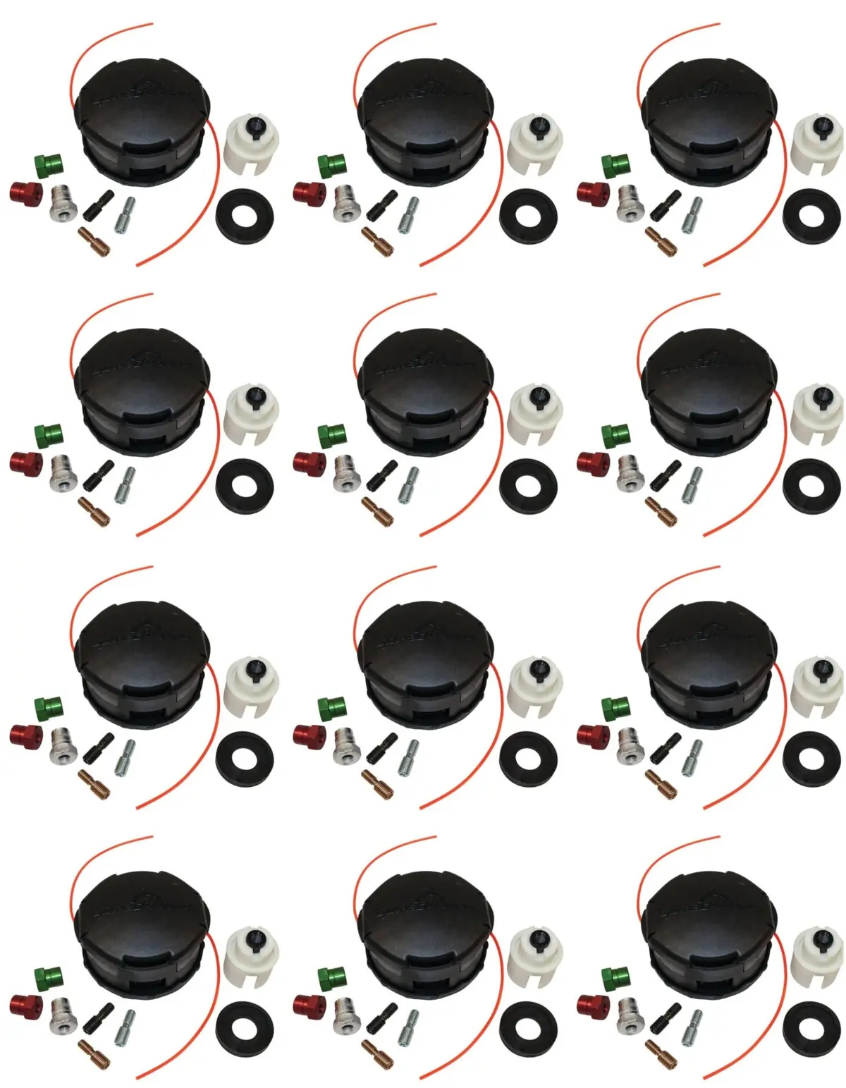 (12 Pack) Echo Speed Feed 400 Trimmer Head W/ Adapters For Other Brands 99944200907 1
