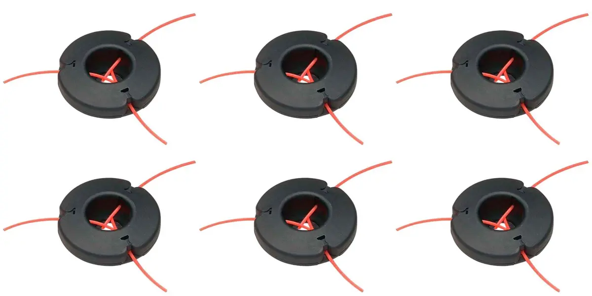 (6 Pack) Echo 3-Line Commercial Rapid Loader Trimmer Head 99944200221 1
