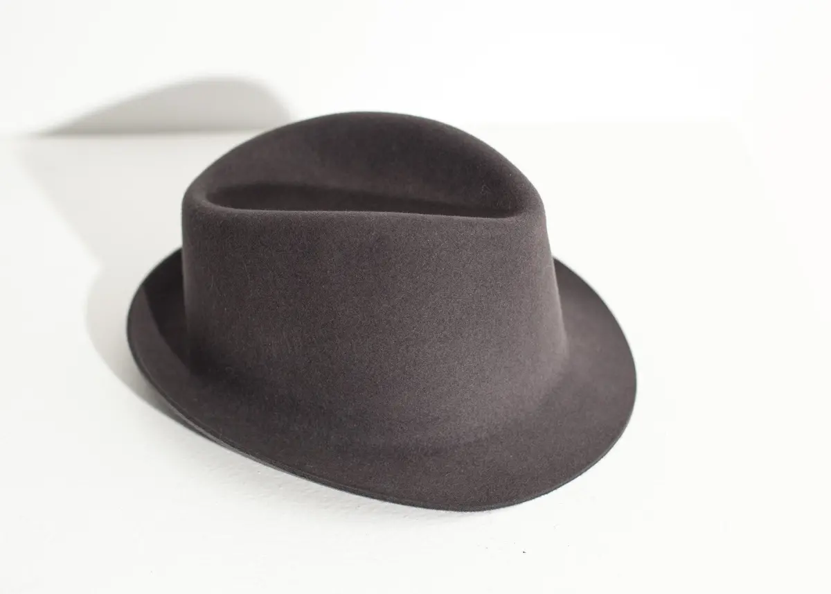 Charles Hat In Steel Grey 2