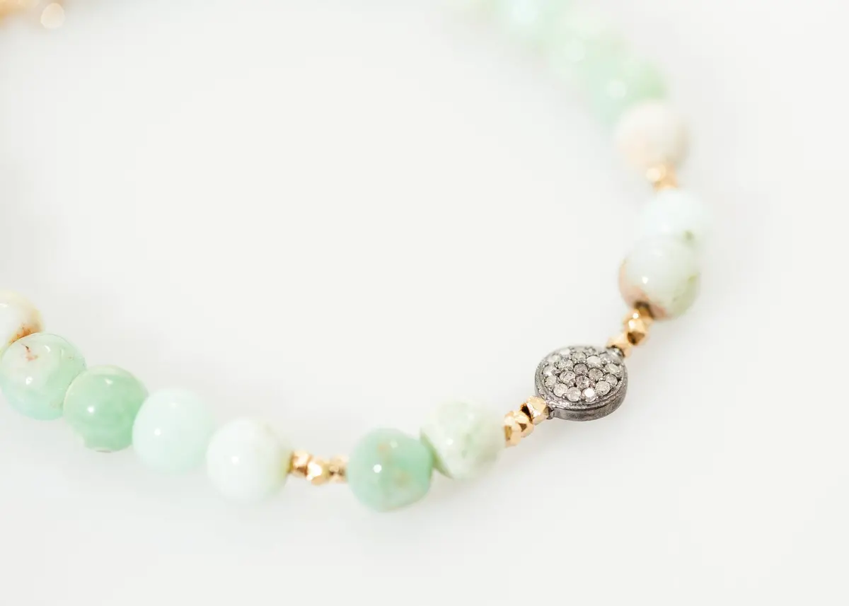 Leopold Bracelet In Green Chrysoprase 2