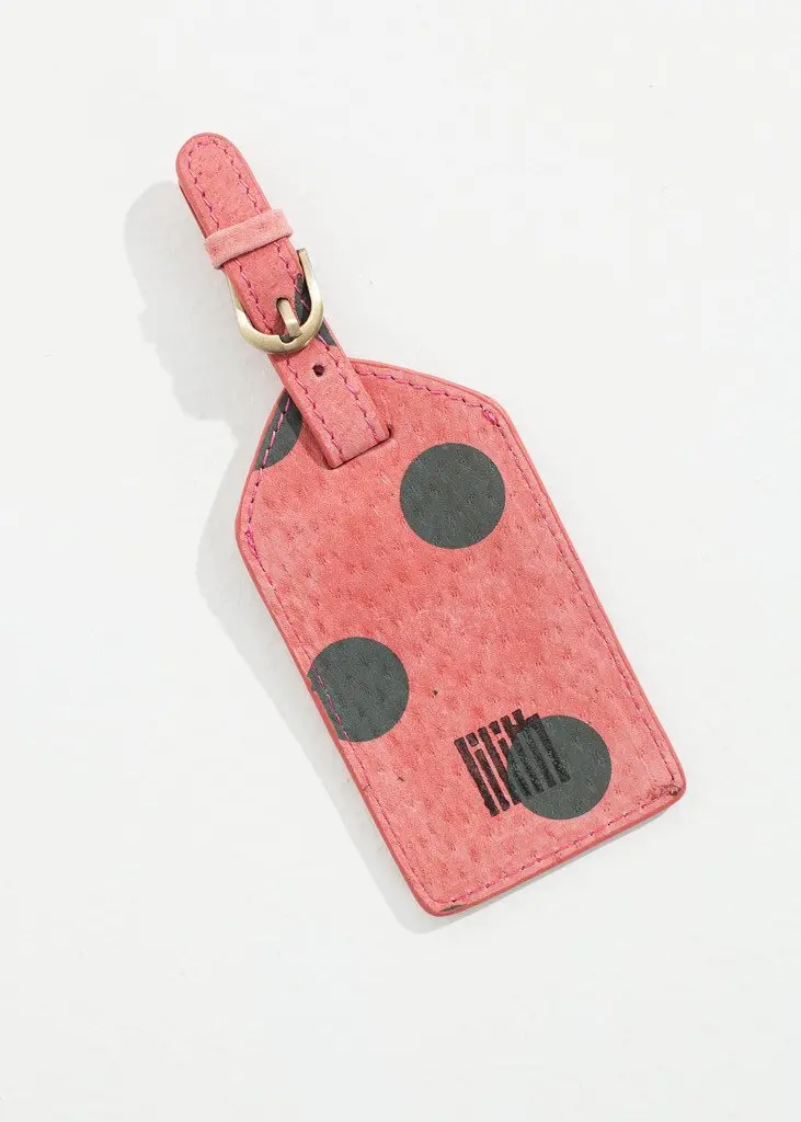 Oscar Luggage Tag In Rose 1