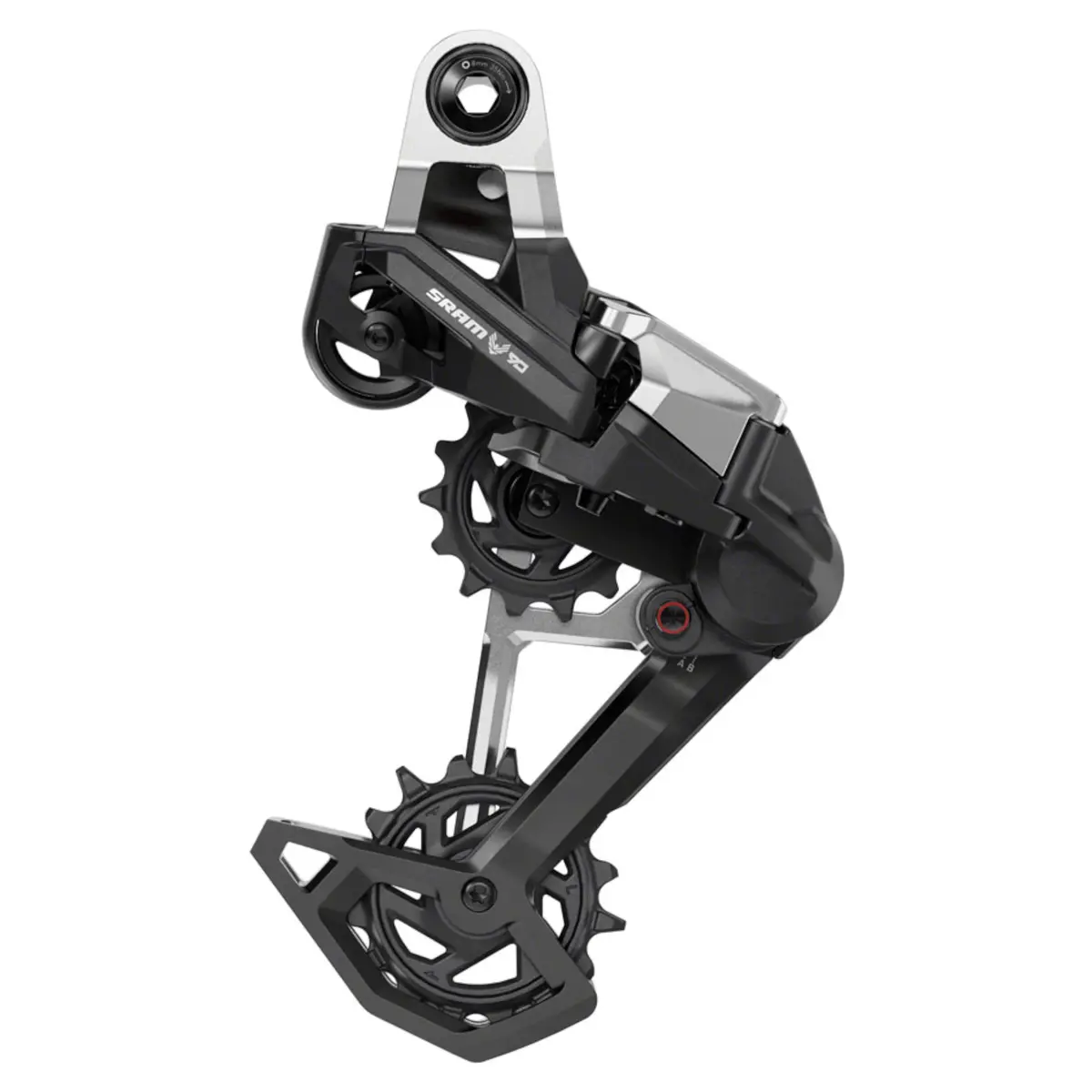 Sram Eagle 90 T-Type Rear Derailleur - 12-Speed Long Cage 52T Max Full Mount Aluminum Cage Black/Silver 1