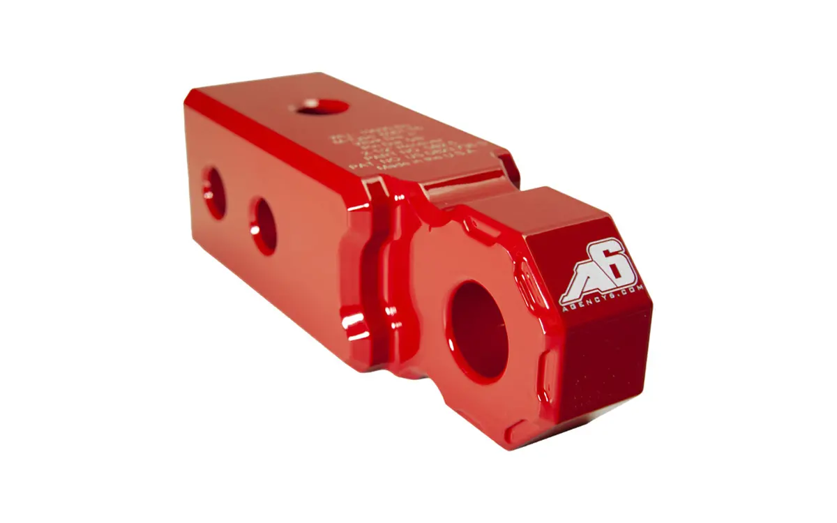 Agency 6 - Shackle Block 2.5" - Red 1