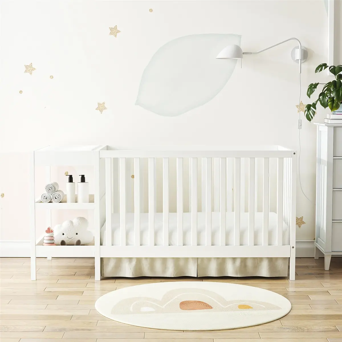 Baby Relax Ema 3-In-1 Convertible Crib & Changer Combo 1